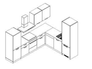 Vietnam Modern <b>Wall</b>-Mounted Kitchen <b>Cabinets</b> Durable Particle Board MDF Plywood Eco-Friendly <b>Metal</b> Handles Apartment Use 5 - Product Image 1
