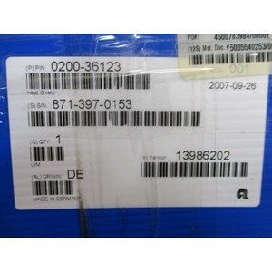 แผ่นกันความร้อน AMAT 0200-36123, ช่องแชมเบอร์ TI-XZ, 107726 - อุปกรณ์และอะไหล่เซมิคอนดักเตอร์ระดับโลกที่เชื่อถือได้ - Product Image 6
