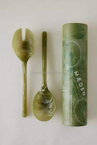 Premium Resin Salad Server Set with <b>Serving</b> <b>Spoon</b> Salad Tools Dishwasher Safe Eco-Friendly Low Price for Home & Hotels - Product Image 5