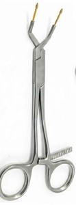 คีมจับรากฟันแบบโค้ง รุ่น Ti-12057 คลาส I ขนาด 14.5 ซม. ยี่ห้อ Keramo Grip Surgical Sources Industries ทำจากสแตนเลสสตีล - Product Image 5