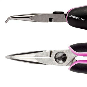 Alicates de Punta Curva de Acero Inoxidable de la Mejor Calidad, Herramienta para Hacer Joyas, Opciones Personalizadas - Product Image 3