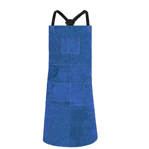 Delantal de soldadura de cuero de vaca, ignífugo, resistente, para construcción industrial, bajo precio, para barbacoa y soldadura - Product Image 2