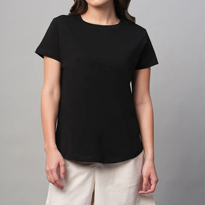 Camisetas de Verano para Mujer al por Mayor con Logotipo Personalizado, Corte Redondo, Manga Corta, Ajuste Regular, Transpirables, Ligeras y de Secado Rápido - Product Image 1