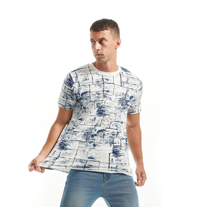 280GSM Heavyweight Plain T <b>Shirt</b> Men Wholesale 100% Cotton Blank Tee Drawstring Hoodie Set - Product Image 5
