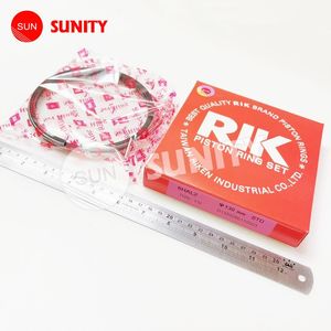 แหวนลูกสูบดีเซล TAIWAN SUNITY RIKEN ป้องกันการสึกหรอ STD 6HAL2 OEM 726671-22500 130 มม. ผ่านการทดสอบสองครั้ง น้ำหนัก 1 กก. สำหรับเครื่องยนต์ Yanmar 6HAL2 ทางทะเล - Product Image 1