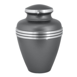 Classic Pewter Cremation Urn Elegant <b>Memorial</b> <b>Keepsake</b> Decorative Container Home Decor Funeral Accessories Durable Premium - Product Image 1