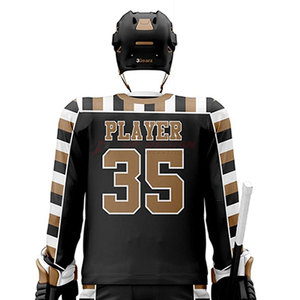 Conjuntos de Hockey sobre Hielo Sublimados de Primera Calidad, 100% Poliéster Transpirable, Servicio OEM, Personalizables, Venta al Por Mayor, Alta Demanda - Product Image 5