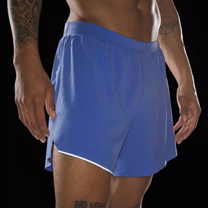 Directo de Fábrica: Shorts Deportivos Esenciales para Hombre, por Encima de la Rodilla, para Correr, Gimnasio, Baloncesto, Personalizados, de Malla, Spandex y Nailon - Product Image 6