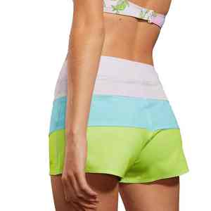 Shorts de Cintura Alta de Moda, Imprescindibles para las Vacaciones, Material Suave y Elástico, Atuendo Cómodo para la Piscina, Shorts de Playa para Mujer - Product Image 6