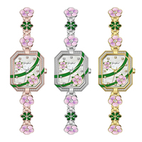 Reloj de pulsera esmaltado de lujo para mujer, con logotipo personalizado Z563, de la marca Luxury Fashion Business, para mujeres.