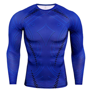 Custom Diving Training Recycled Nylon Rash Guard With UPF 50 Flatlock Seams And Sublimation Short Sleeve <b>Compression</b> <b>Shirt</b> - Product Image 3