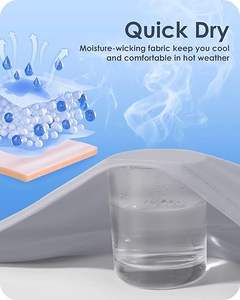 Chemises de protection solaire UPF 50+ pour hommes de qualité supérieure, manches longues, légères, séchage rapide - Product Image 3