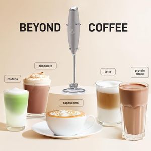 Potente Espumador de Leche Eléctrico para Cocina, Espumador de Café, Matcha, Chocolate Caliente y Cappuccinos, Crea Espuma Cremosa - Product Image 2