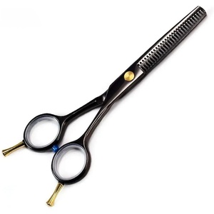 Ciseaux à cheveux Ryzer Studio en acier inoxydable pour droitiers, à pointe affûtée, manche long en plastique, pour usage en salon - Product Image 2