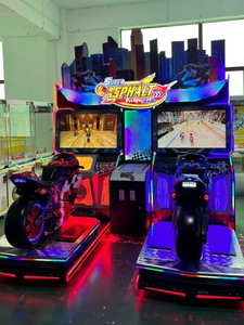Machine de jeu d'arcade de simulation de conduite de moto sur asphalte avec écran LCD HD à monnayeur pour adultes - Product Image 3