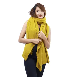 Cashmere Herringbone Knitted Shawl Winter Scarves Fashion Wear Women's Warmer Gear