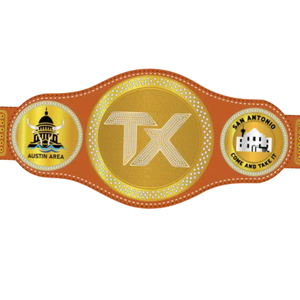 เข็มขัดแชมป์ Custom Travel & Leisure TX แบบปรับแต่งได้ พร้อมดีไซน์ออสตินและซานอันโตนิโอ สำหรับแฟนๆ และนักสะสม - Product Image 5