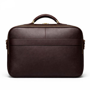 Sacs pour ordinateur portable en cuir légers, design personnalisé avec plusieurs poches, sacs pour ordinateur portable en cuir de couleur unie - Product Image 1