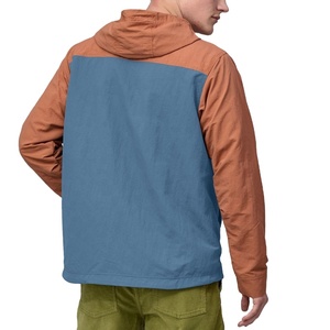 Wholesale Custom Logo Breathable Nylon <b>Pullover</b> Windbreaker <b>Jacket</b> Hooded Thin Street Wear With Long Length <b>Pullover</b> <b>Rain</b> <b>Jacket</b> - Product Image 2