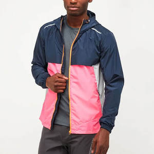 Veste coupe-vent légère pour homme, col montant, respirante, imperméable, réversible, écologique, avec option de fermeture avant, dernier style - Product Image 4