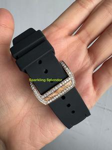 VVS เพชรโมอิสเพชรกรอบหน้าปัดสีพรีเมี่ยมสายหนังคุณภาพระดับพรีเมี่ยม - Product Image 2