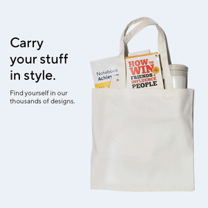 Bolsa de Mano de Lona de Algodón para Mujer, 260 GSM, Estampado Digital de Gatos, Asas Largas, Logotipo Personalizado, Marca Privada, Venta al Por Mayor - Product Image 4
