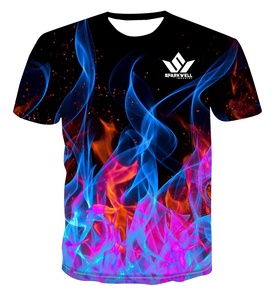 T-shirt Nera da Uomo con Stampa Digitale <span class=keywords><strong>Lupo</strong></span> che Urla alla Luna, Manica Corta, Casual, Girocollo, in Tessuto Jersey, Vestibilità Regolare - Product Image 4