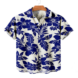Camisa Polo Hawaiana de Secado Rápido con Protección UV 50+ y Logotipo Personalizado al por Mayor, Camisa de Playa con Botones para Hombre, Diseño Casual - Product Image 5