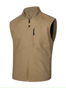 Nuevo Chaleco Acolchado sin Mangas con Cierre y Diseño Hip Hop para Hombre, Chaleco con Logotipo Personalizado, Chaleco Acolchado Ligero sin Mangas - Product Image 6