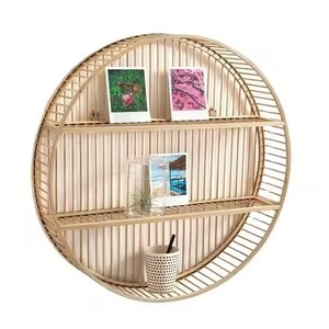 Étagère murale à double niveau en bois et métal, écologique, avec revêtement en poudre blanche, pour le rangement des pots de fleurs dans le salon - Product Image 6