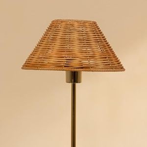 Handwoven Bamboo Rattan Lampshade Pendant <b>Light</b> Cover Minimalist Coastal Style for Home Decor Wholesale Made by KingCraftViet - Product Image 3