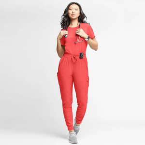 New Fashion Women Nurse Hospital <b>Scrubs</b> Jogger <b>Scrubs</b> Stretchy Spandex Medical Uniforms OEM Medical <b>Scrubs</b> <b>Sets</b> - Product Image 4