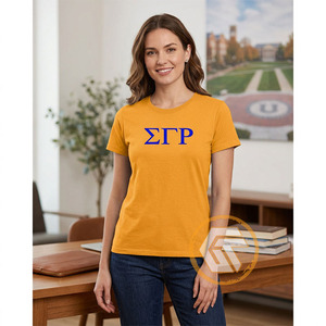 GREEK TREASURES Camiseta de Alta Calidad para Mujer, Cuello Redondo, Casual, 100% Algodón Jersey, Manga Corta, con Logotipo, Ecológica, Transpirable y de Secado Rápido - Product Image 2