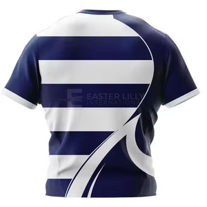 Ensemble de vêtements de rugby personnalisés pour hommes, maillot et short de rugby respirants et légers, vêtements de sport en gros - Product Image 5
