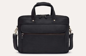 Full Grain <b>Leather</b> <b>Briefcase</b> for Men Top Choice Gifts Handcrafted Laptop Bag with Multiple Compartments Black Messenger bag - Product Image 3