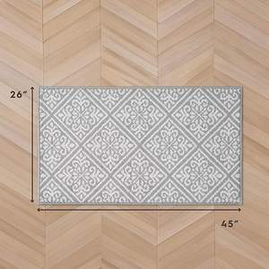 พรมเช็ดเท้าไมโครไฟเบอร์กันลื่นสำหรับห้องน้ำ ลายทางขาวดำ แบบสั่งทำจากโรงงาน ซักได้ - Product Image 3