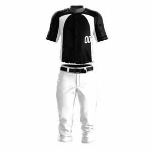 Low MOQ Custom Printing Blank Baseball Jersey Shorts Set Moisture Wicking Quick-Dry Soft Touch Anti-Bacterial 100% Polyester - Product Image 6