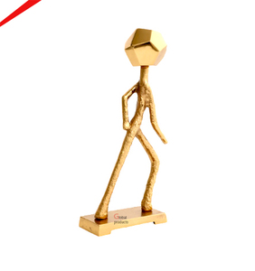 Escultura Decorativa Moderna para Mesa, Diseño de Amantes, Adornos Decorativos de Metal Hechos de Aluminio - Product Image 4