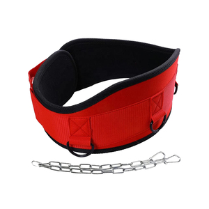 Cinturón de Levantamiento de Pesas con Cadena y Logotipo Personalizado, para Entrenamiento de Fuerza, Resistente, Antideslizante, Ajustable y Ligero - Product Image 1