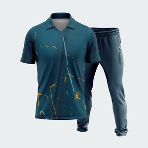 Tenue exclusive de cricket : libérez votre étoile de cricket intérieure – Uniforme professionnel court d'été 100 % polyester écologique - Product Image 2