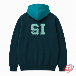 Sweat à capuche personnalisé avec motif araignée, coupe oversize, épais, streetwear, pour hommes et femmes, logo personnalisé, OEM, ODM, vente en gros - Product Image 2