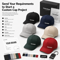 Gorra transpirable de 5 paneles con corte láser, visera curva estructurada, parche de goma, para hombre y mujer, para golf al aire libre, gorra de béisbol personalizada con cuerda