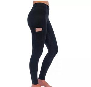 Pantalones de montar ecuestres con estampado de silicona para mujer, calzas ajustadas para montar a caballo, Jodhpur, 2022 - Product Image 1