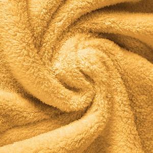 Serviette de cheveux en tissu éponge jaune 100% coton, couleur unie, séchage rapide, rayée, écologique, pour usage domestique - Product Image 6