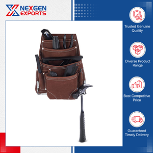 Bolsa de Herramientas de Cuero PU Hecha a Mano, Multibolsillos, de Calidad Inigualable y Altamente Duradera, al Mejor Precio de Mercado - Product Image 6