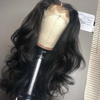Rambut Asli India Pirang SV3 Berkualitas Terjamin, Wig Lace Front Jahitan Mesin Double Weft, Ujung Tebal, Semua Warna, Bebas Bahan Kimia, 100 gram