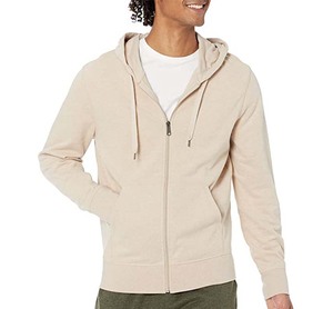 Sudadera con Capucha Amarilla para Hombre, con Cierre, de Forro Polar, Color Sólido, Corte Regular, para Otoño - Product Image 4