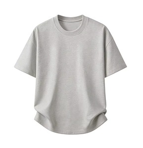 Camiseta de Lona de Manga Corta Extra Grande para Hombre, Diseño Nuevo de Proventure Industry, 100% Algodón, Talla Grande, Estilo Personalizado, Color Sólido, Cuello Redondo - Product Image 4