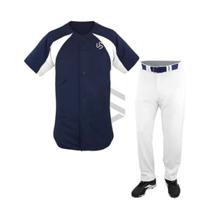 Direct Manufacturer's Best Design Unisex 100% Polyester <b>Baseball</b> Uniforms Customized Sports Wears for Adults Breathable Sets - Product Image 1
