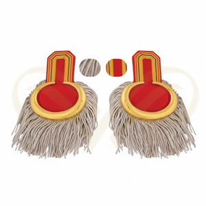 Epaulettes de Flecos de Plata Personalizadas al por Mayor, Accesorios de Uniforme Premium para Ceremonias y Equipamiento de Defensa Personal - Product Image 1